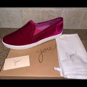 JOIE Huxley Velvet Slip-On Sneakers, Size 9